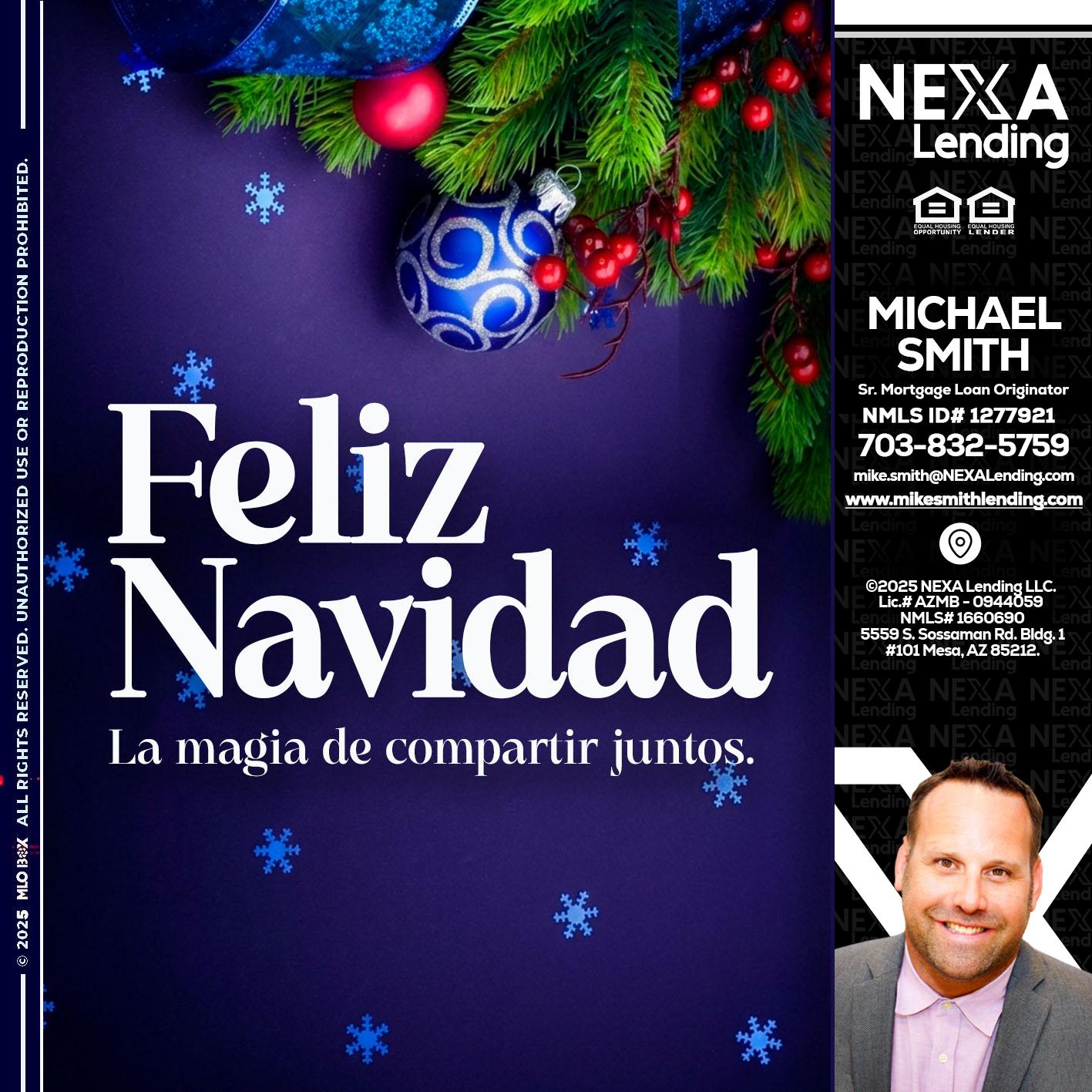 FELIZ NAVIDAD - Mike Smith -Senior Mortgage Loan Originator
