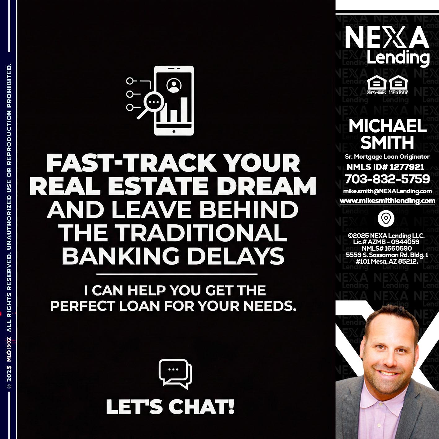 FAST TRACK - Mike Smith -Senior Mortgage Loan Originator