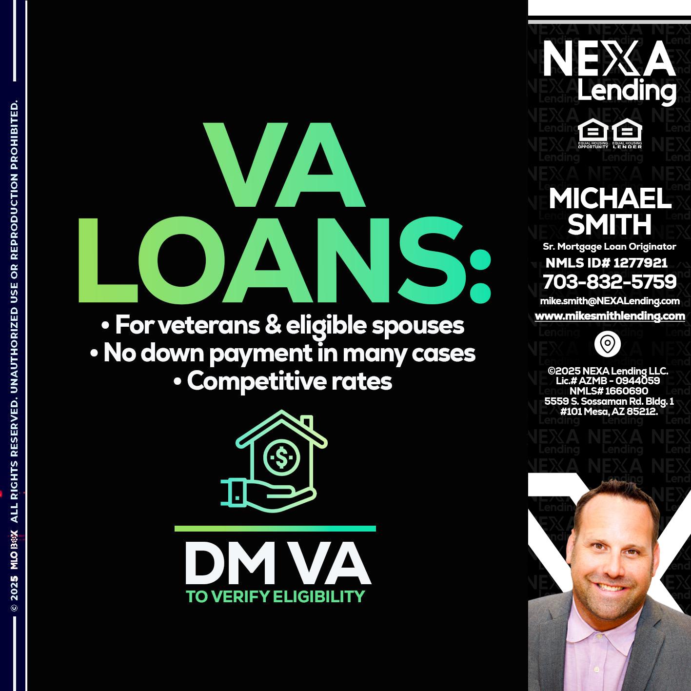 VA LOANS - Mike Smith -Senior Mortgage Loan Originator