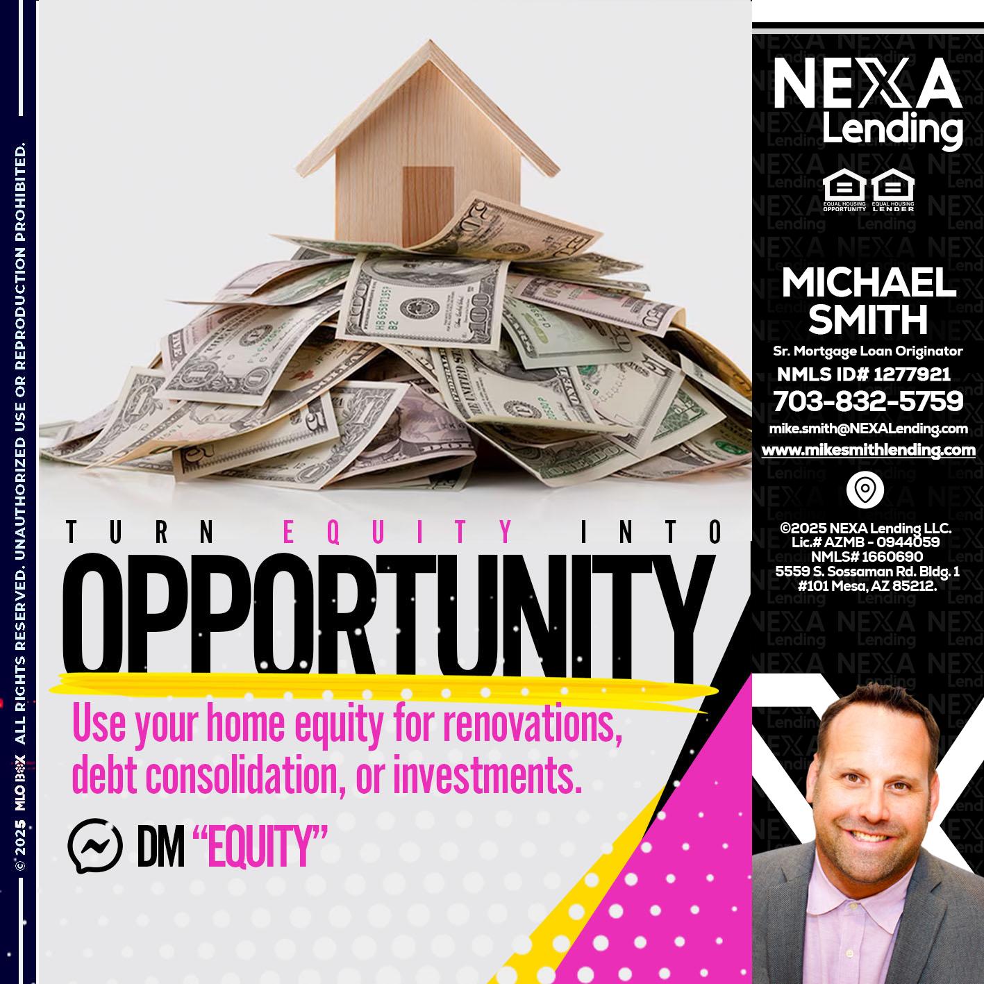 opportunity - Mike Smith -Senior Mortgage Loan Originator