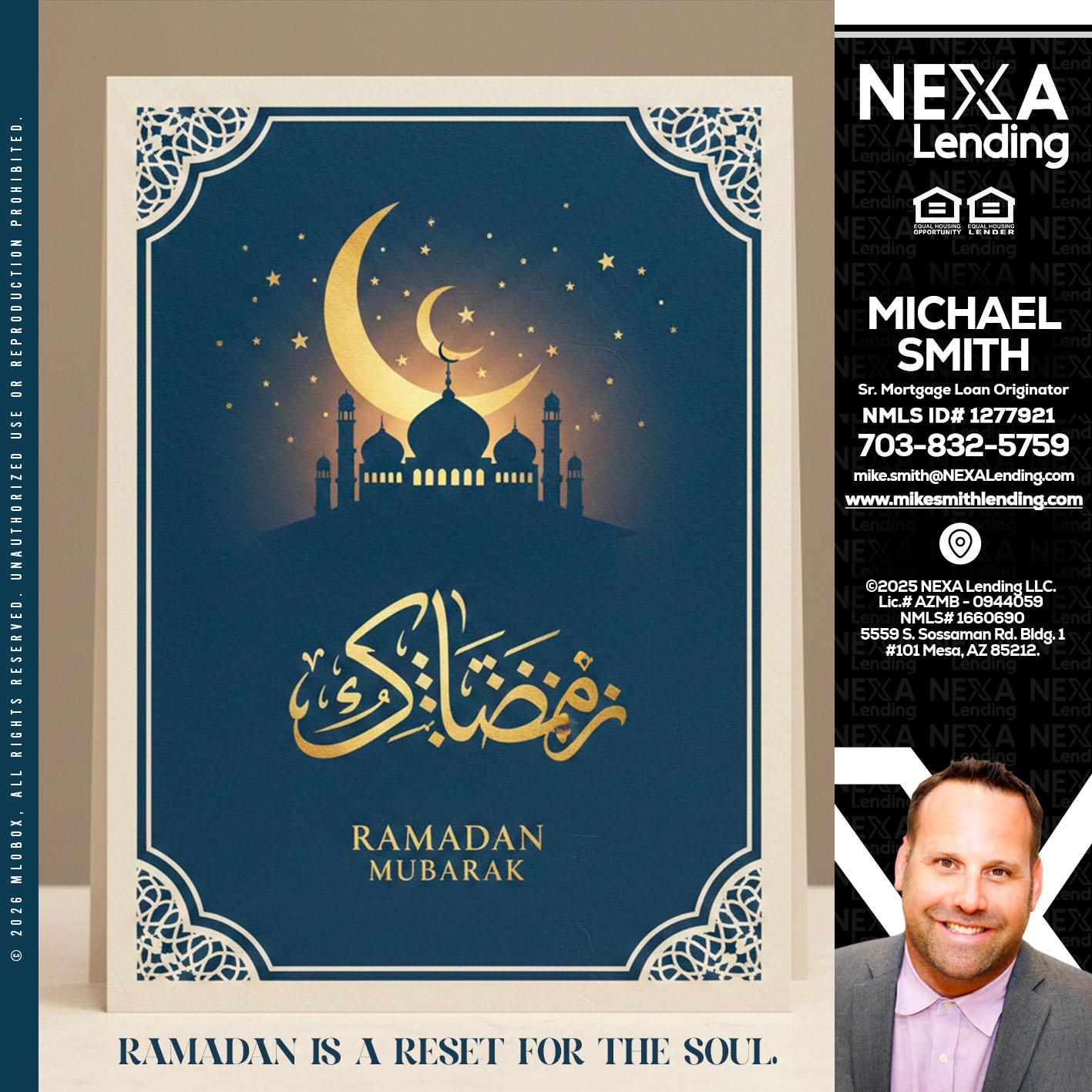 HAPPY RAMADAN - Mike Smith -Senior Mortgage Loan Originator