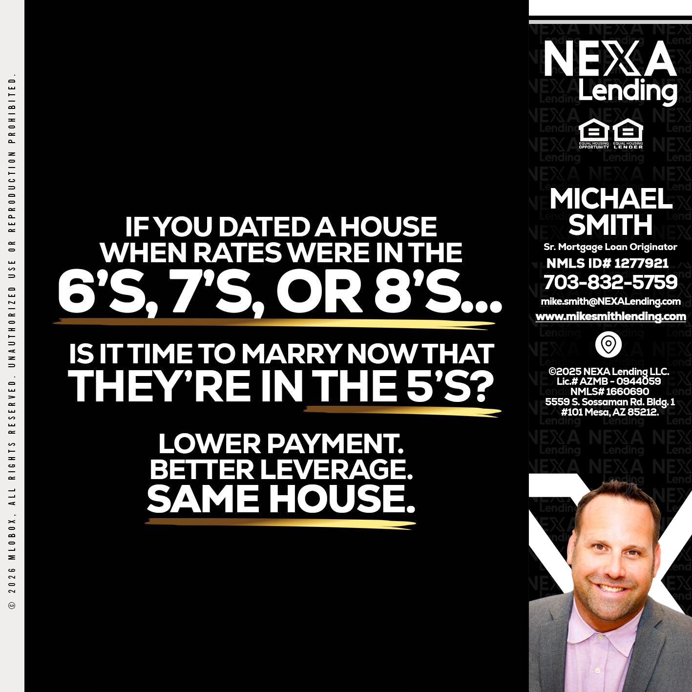 if you dated a house - Mike Smith -Senior Mortgage Loan Originator
