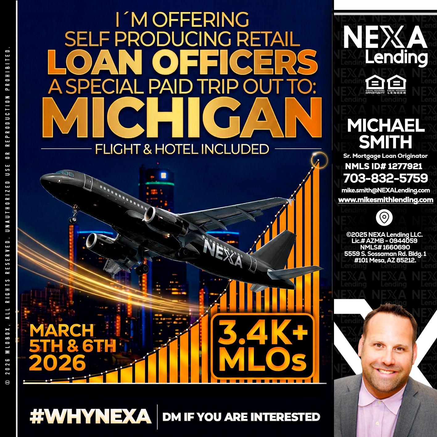 MICHIGAN - Mike Smith -Senior Mortgage Loan Originator