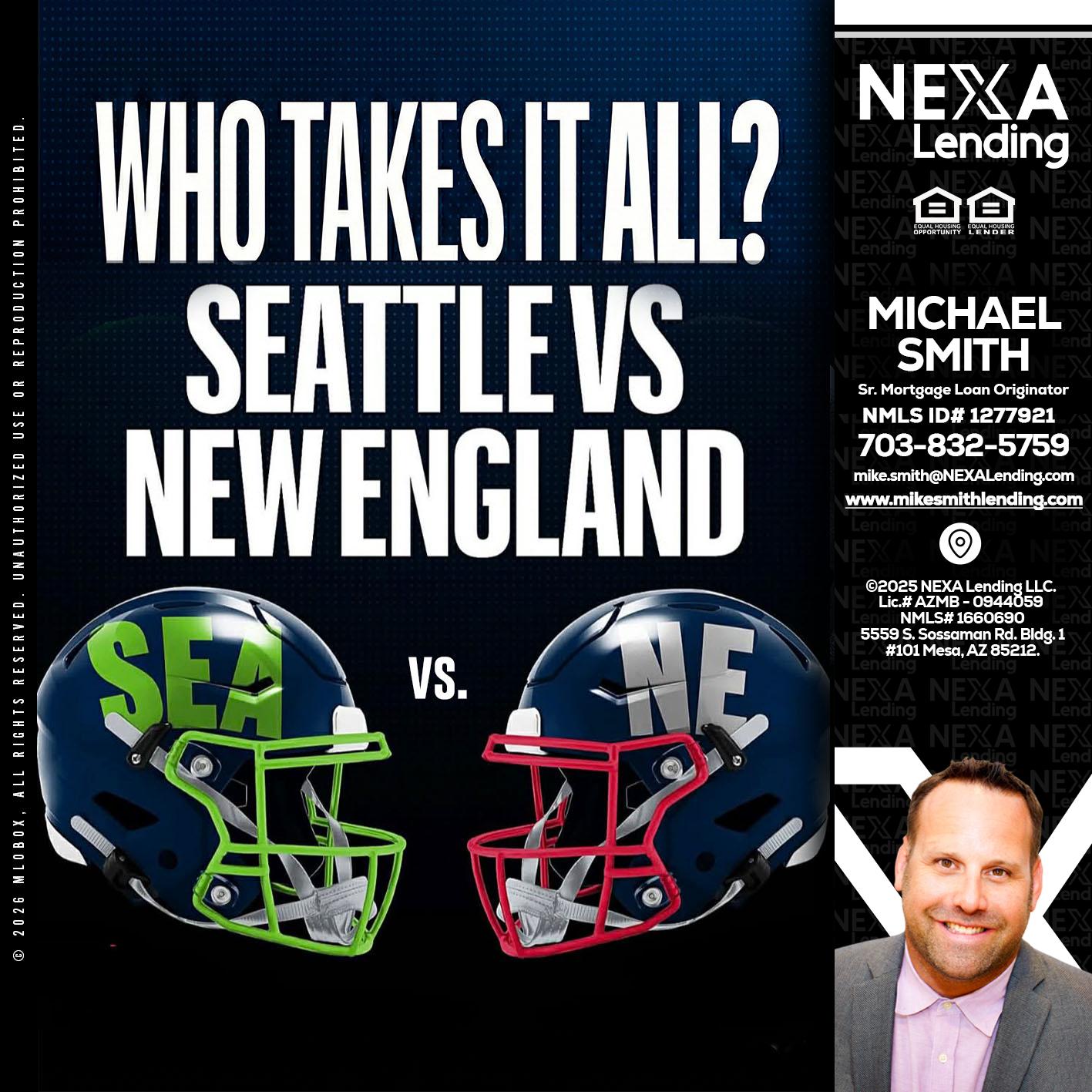 WHO TAKE IT ALL? - Mike Smith -Senior Mortgage Loan Originator