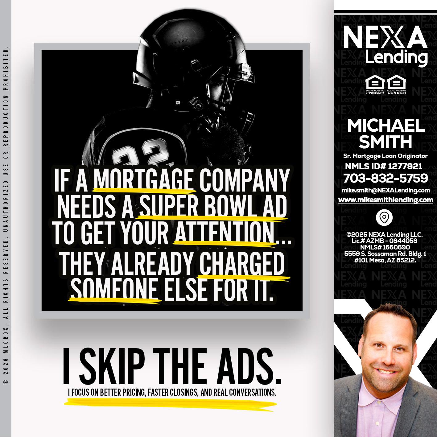if a mortgage ad - Mike Smith -Senior Mortgage Loan Originator