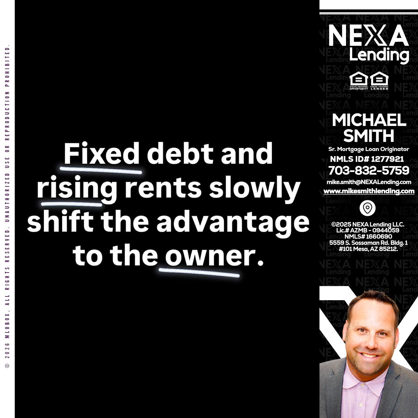 FIXED DEBT - Mike Smith -Senior Mortgage Loan Originator