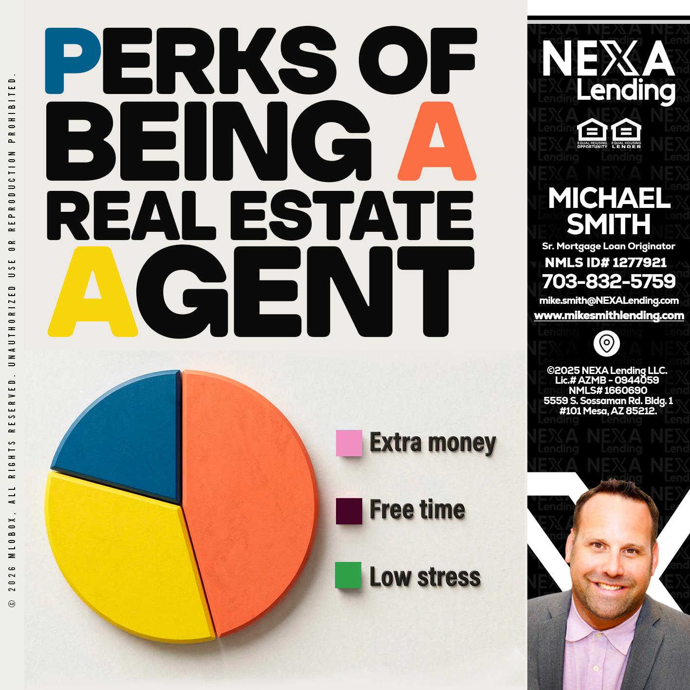 PERKS OF BEING - Mike Smith -Senior Mortgage Loan Originator