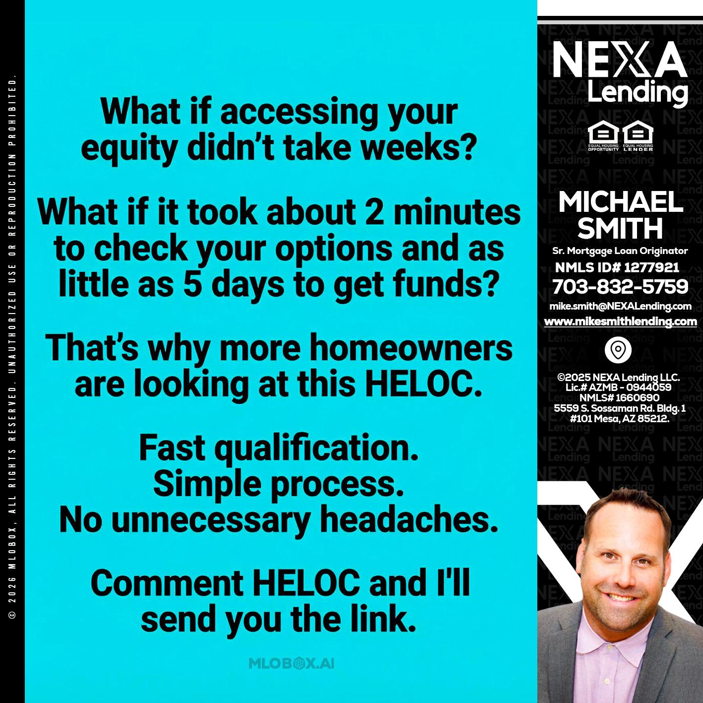 what if - Mike Smith -Senior Mortgage Loan Originator