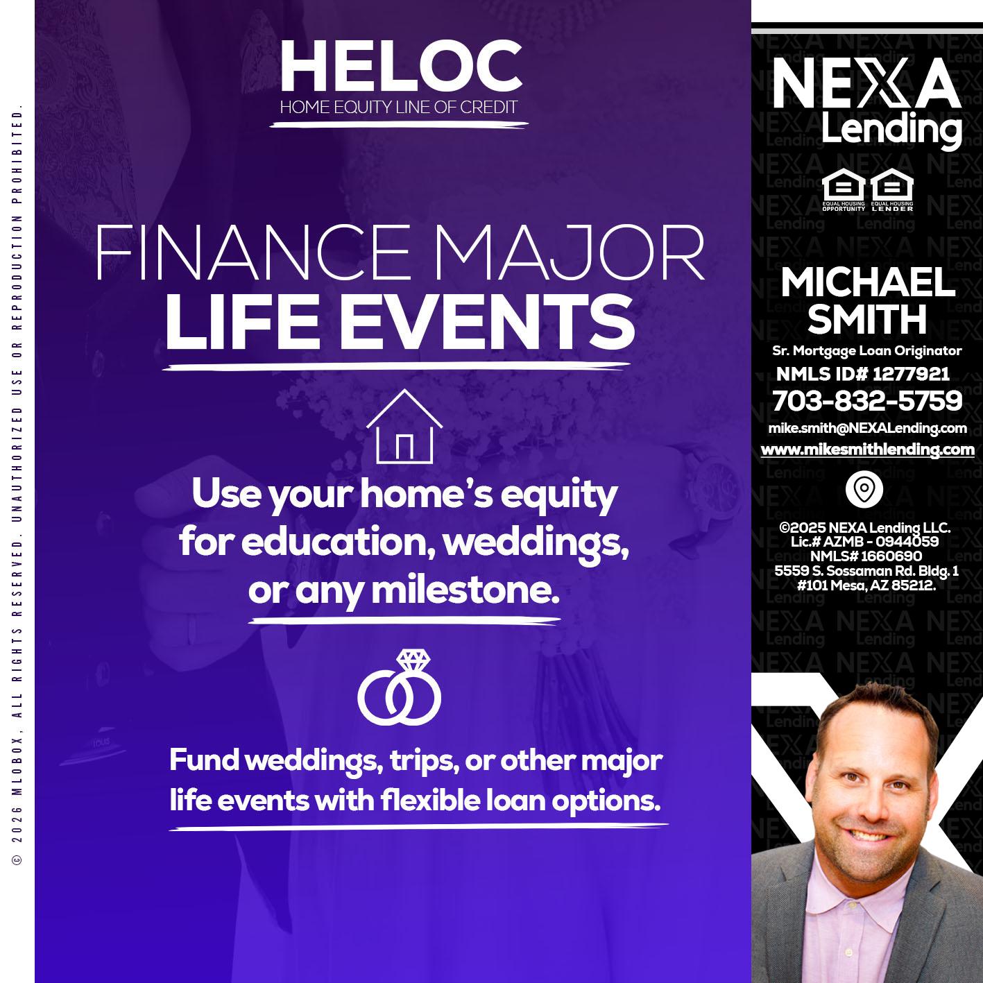 HELOC - Mike Smith -Senior Mortgage Loan Originator
