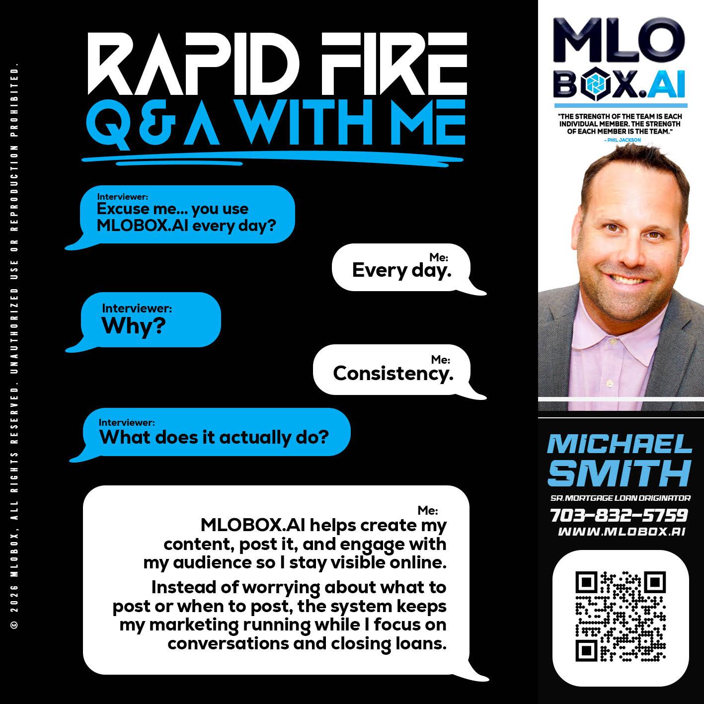 RAPID Q&A - Mike Smith -Senior Mortgage Loan Originator