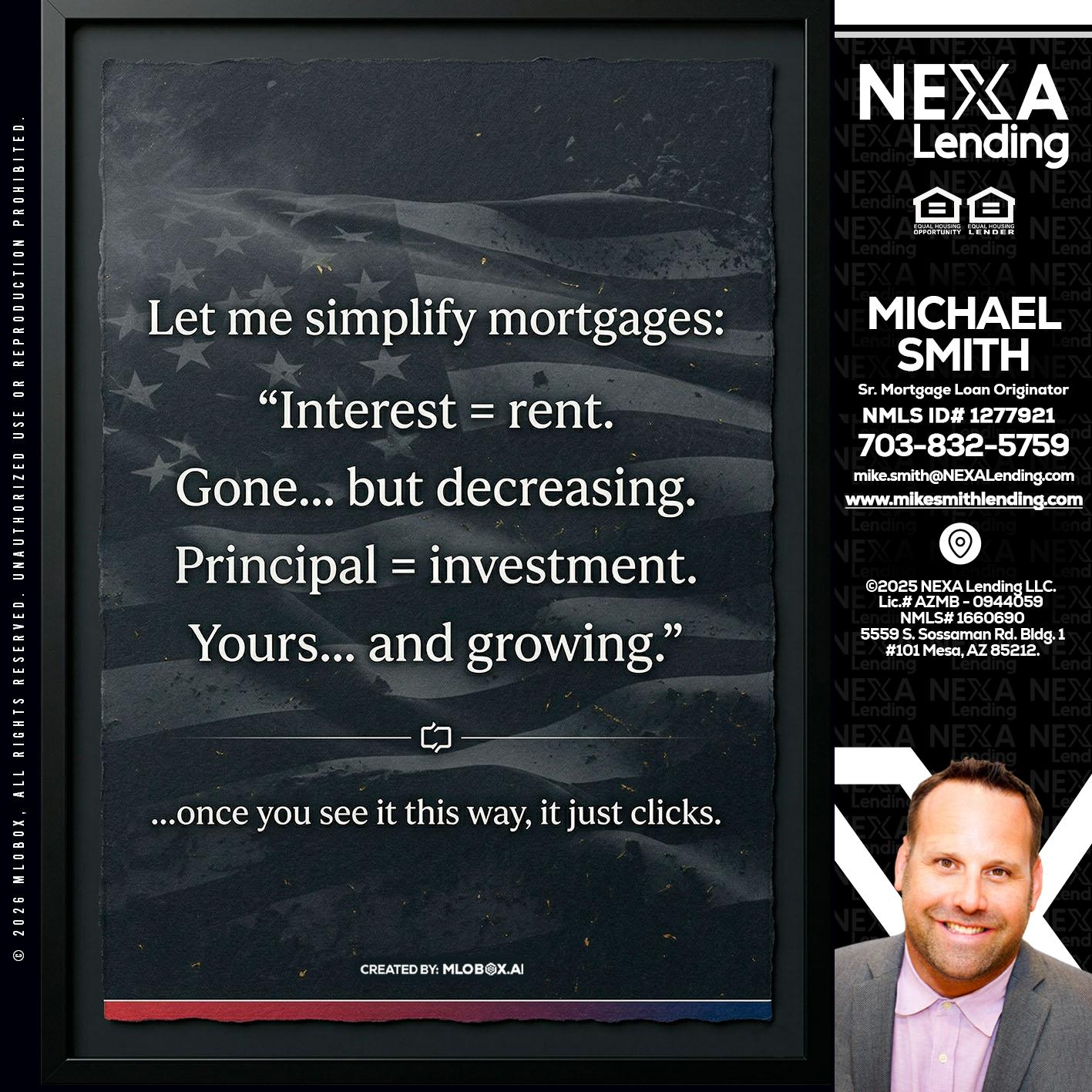 LET ME SIMPLIFY - Mike Smith -Senior Mortgage Loan Originator