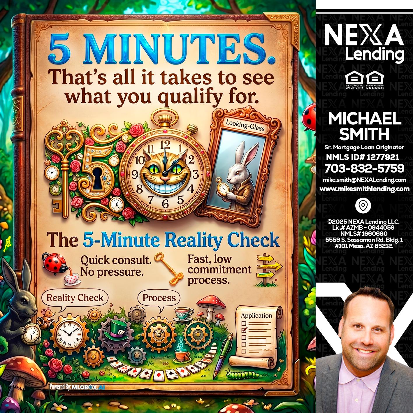 Reality Check! - Mike Smith -Senior Mortgage Loan Originator