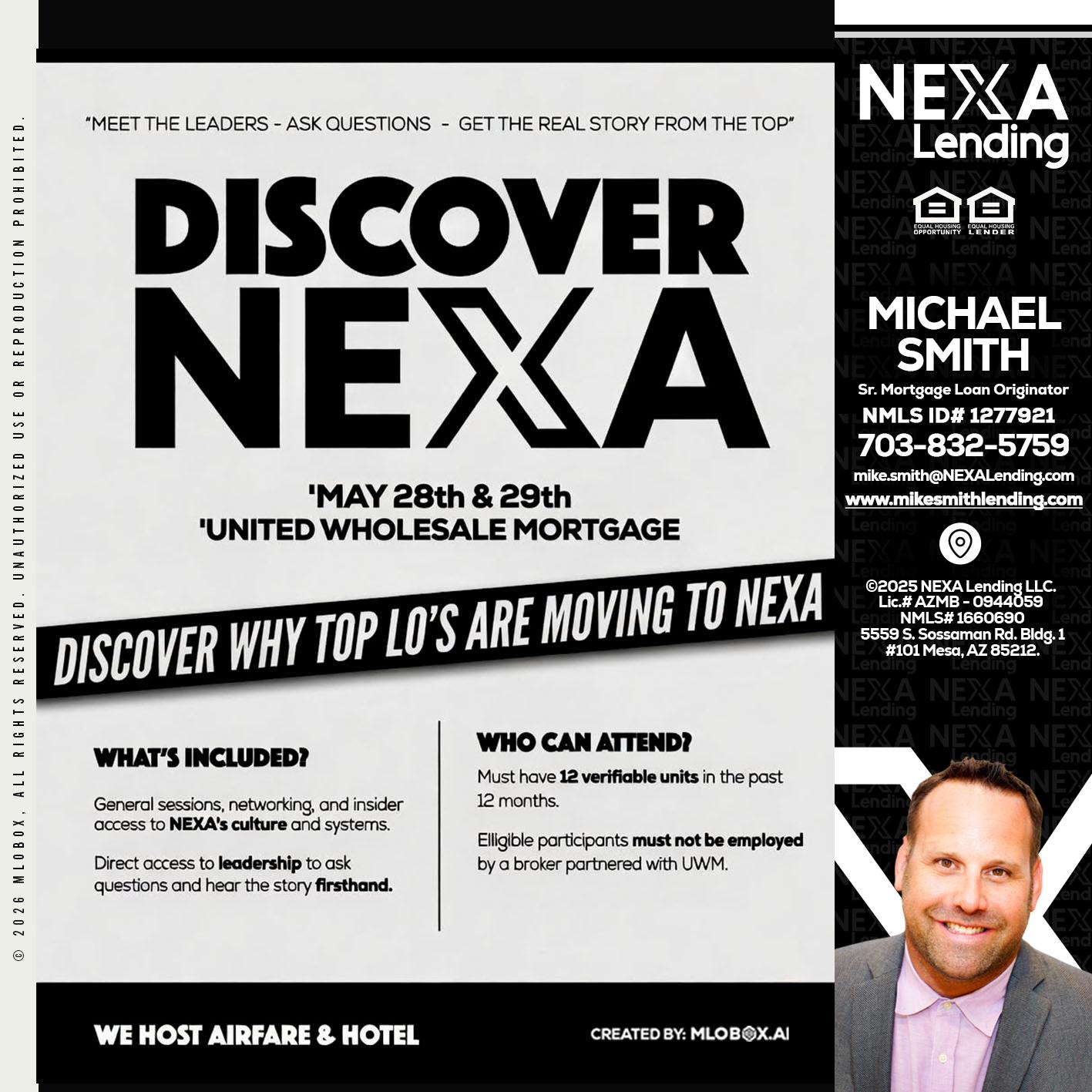 DISCOVER NEXA - Mike Smith -Senior Mortgage Loan Originator