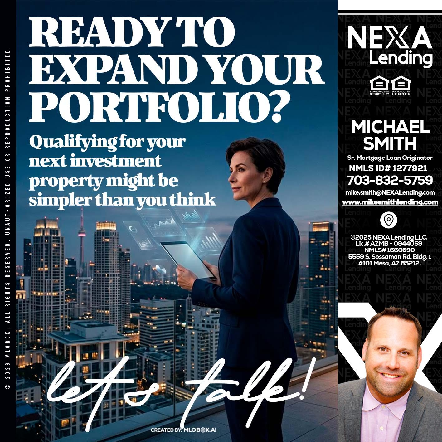 READY TO EXPAND - Mike Smith -Senior Mortgage Loan Originator