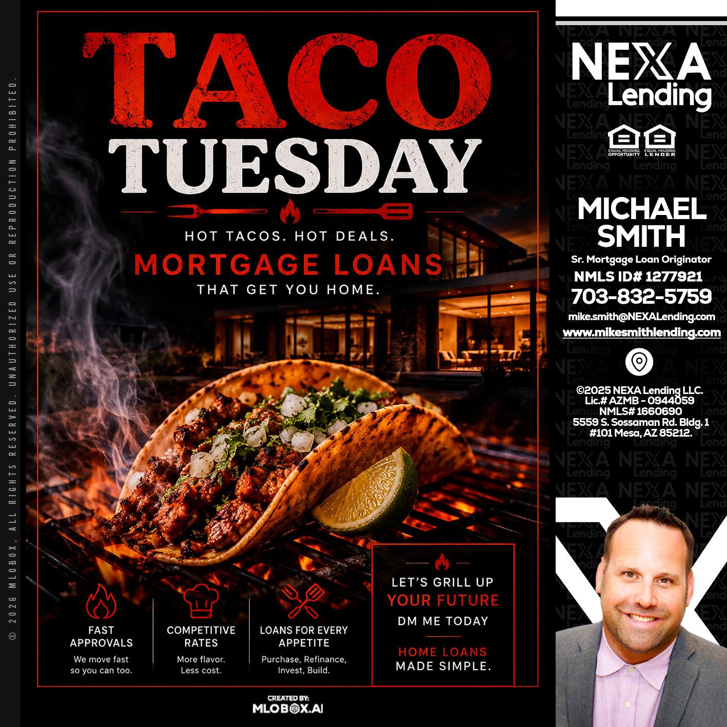 TACO TUESDAY - Mike Smith -Senior Mortgage Loan Originator