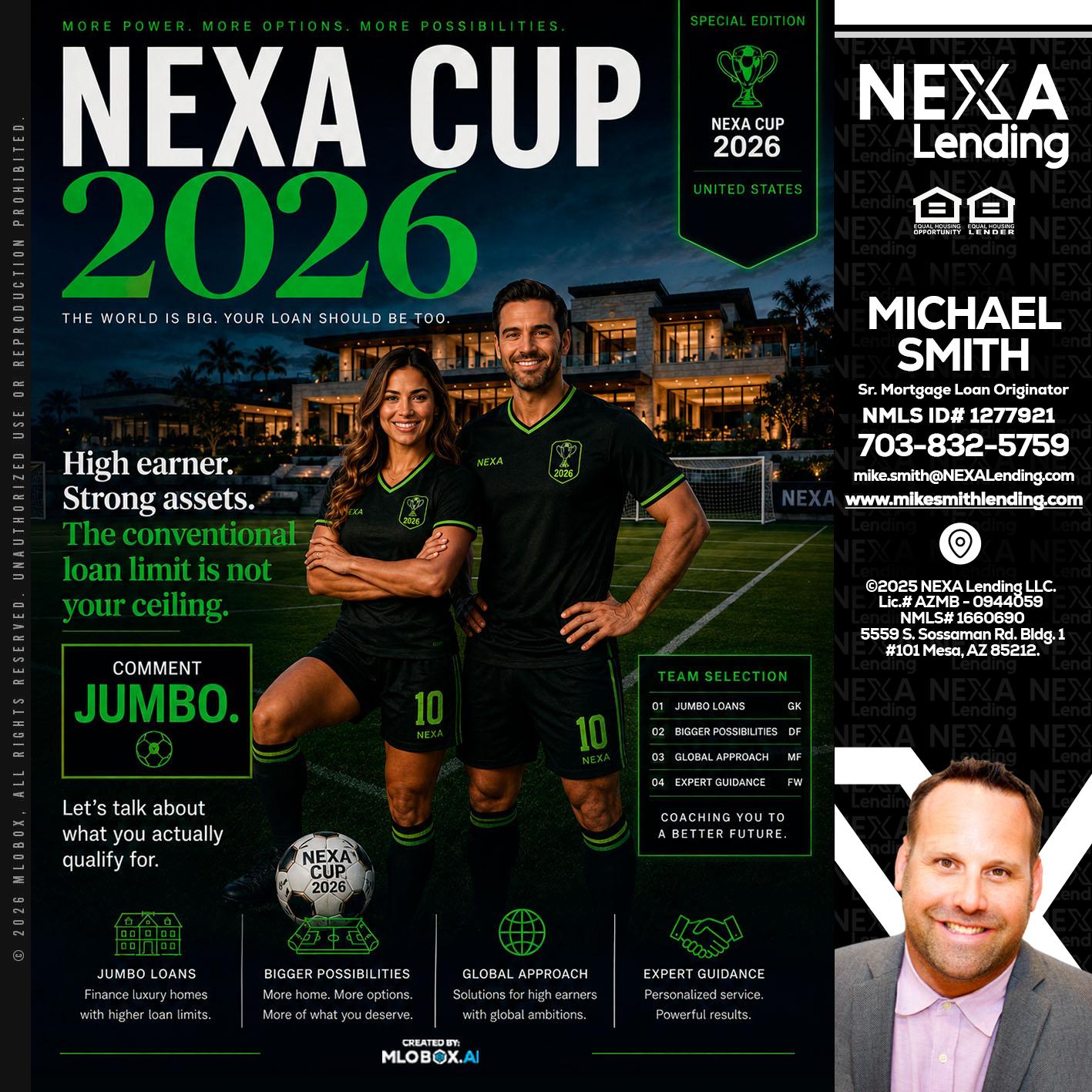 NEXA CUP 2026 - Mike Smith -Senior Mortgage Loan Originator