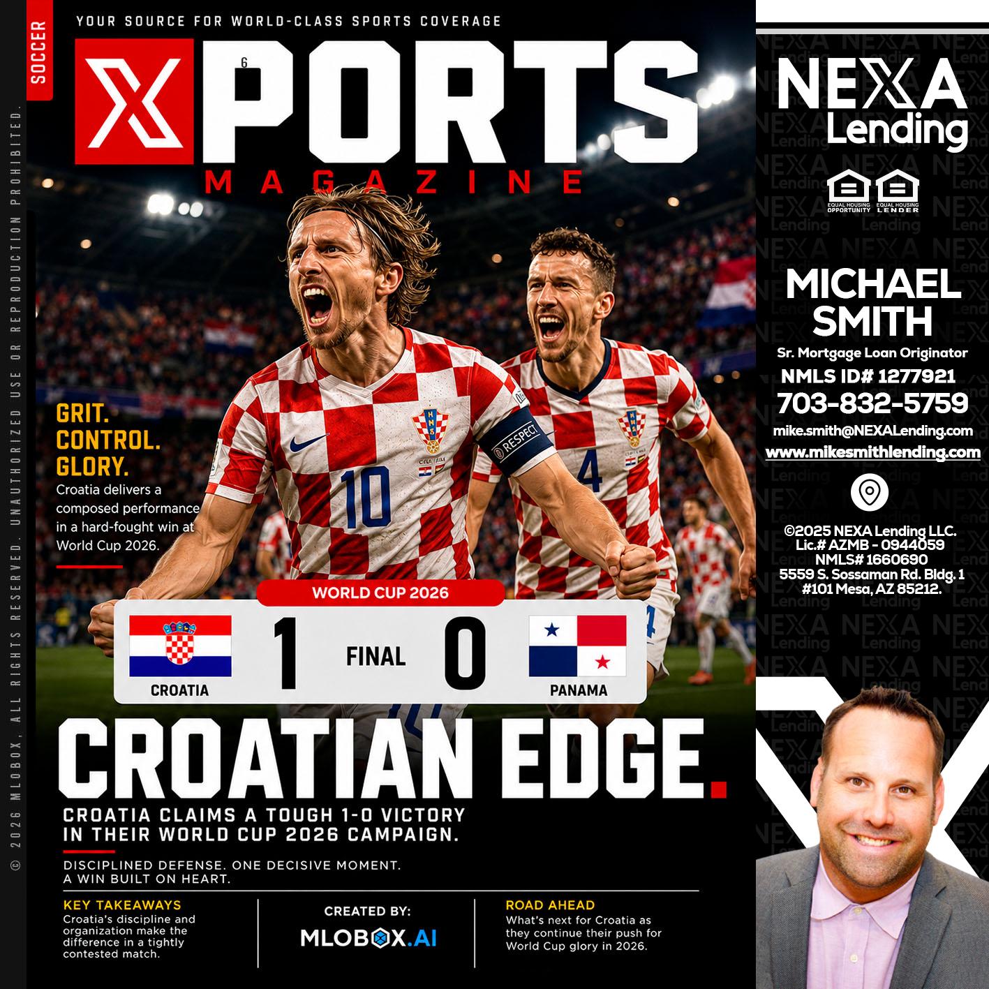 CROATIA 1-0 PANAMA - Mike Smith -Senior Mortgage Loan Originator