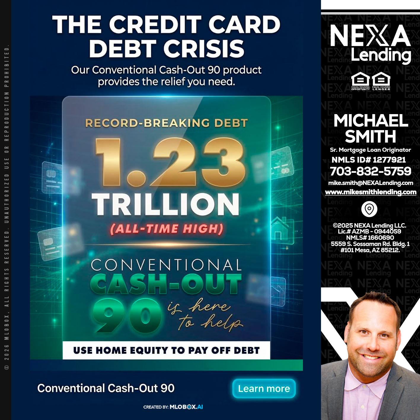 THE CREDIT CARD - Mike Smith -Senior Mortgage Loan Originator