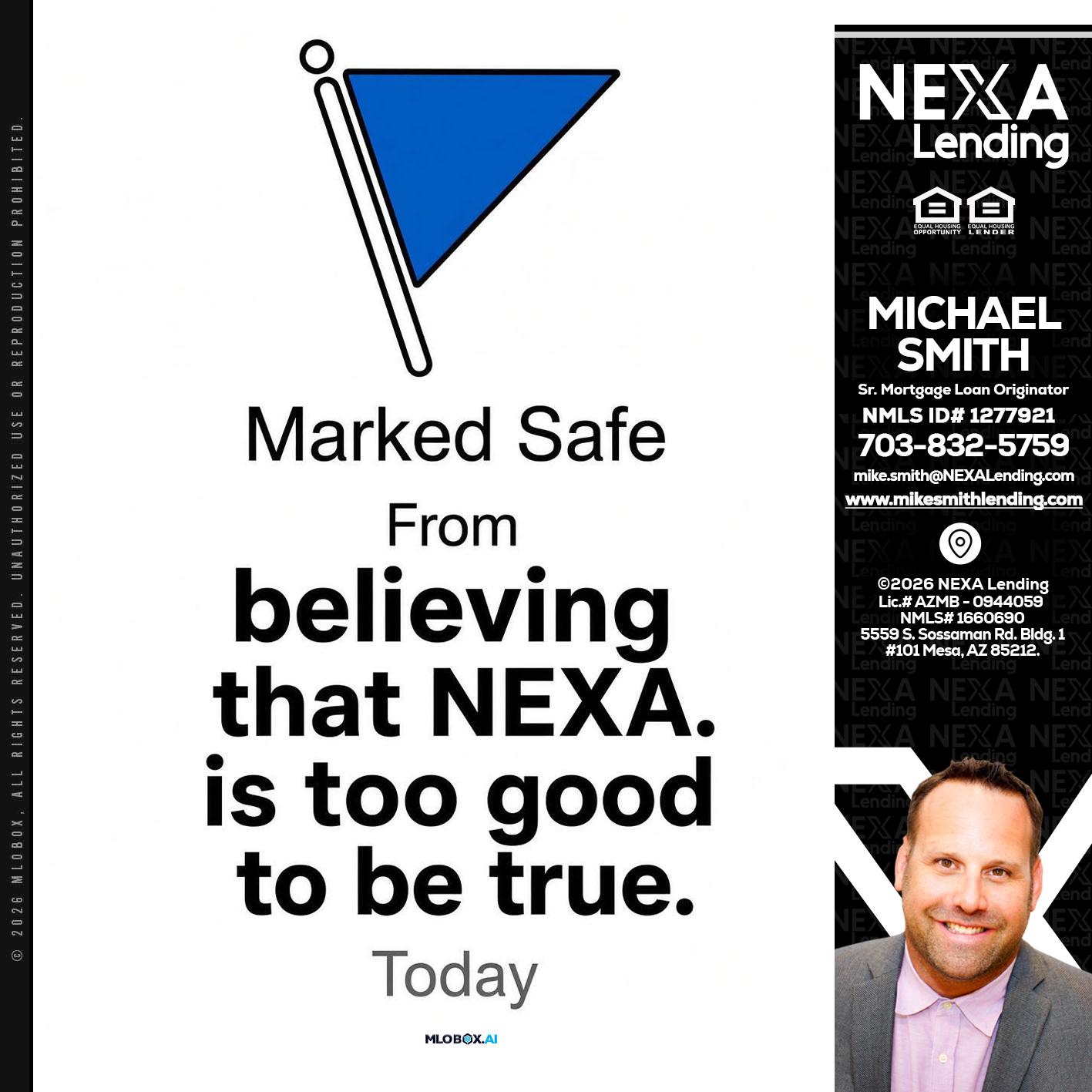 MARKED SAFE - Mike Smith -Senior Mortgage Loan Originator